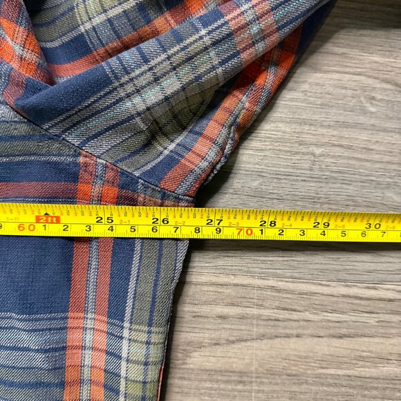 L.L. Bean Men's Katahdin Performance Flannel Shirt - Navy - Picture 5 of 6